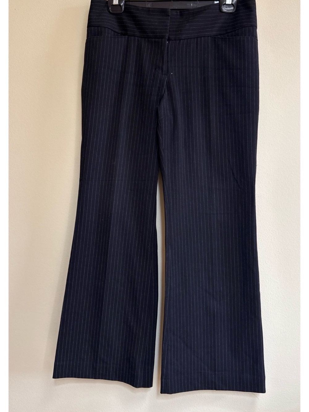 Editor Wide Waistband Pinstripe Pants - Picture 2 of 6